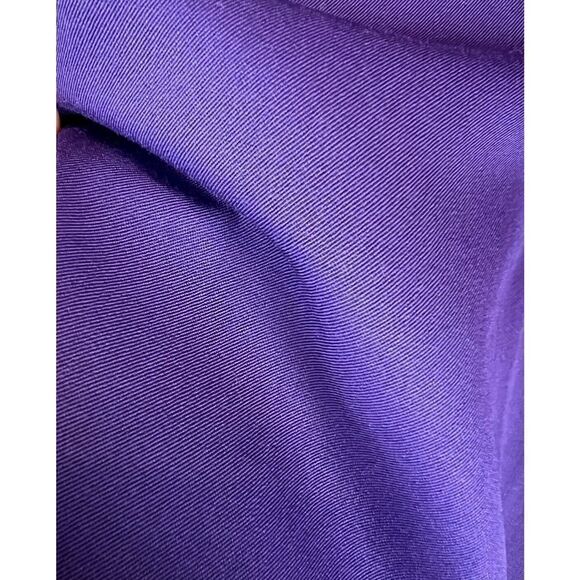 BERGDORF GOODMAN ON THE PLAZA NY violet vintage wrap wool pencil skirt size 6 - Picture 3 of 5